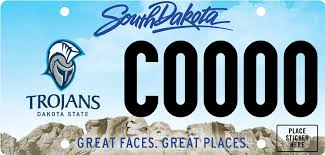 DSU License Plate Decal